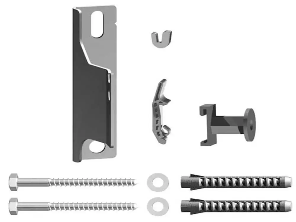Kermi Wandkonsolen-Set kurz, Verz., WA 60mm, als 3. Konsole, ZB02650008